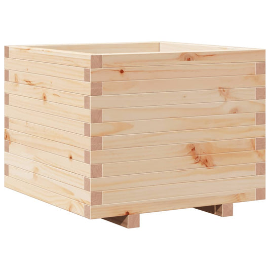 Jardinera Madera Maciza De Pino 60x60x49,5 Cm_0