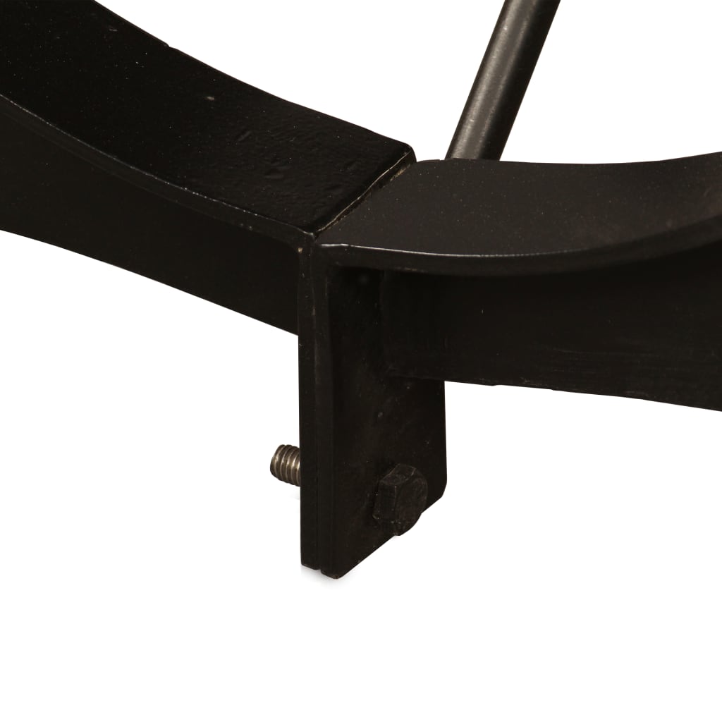 Mesa De Comedor De Madera Maciza De Mango Rugosa 180 Cm_4