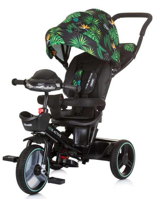 Triciclo Con Capota Y Mango Parental Be Active Jungle_0