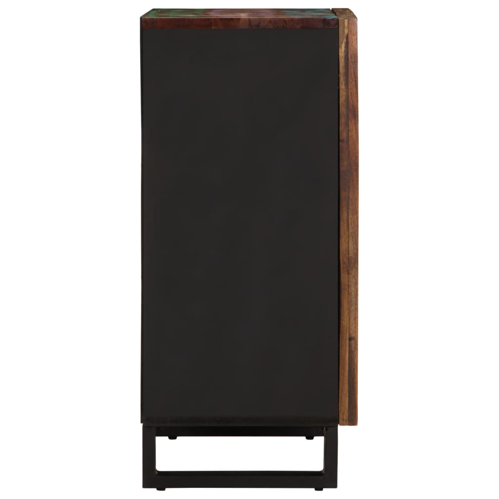 Mesita De Noche Madera Maciza De Acacia 50x34x60 Cm_1