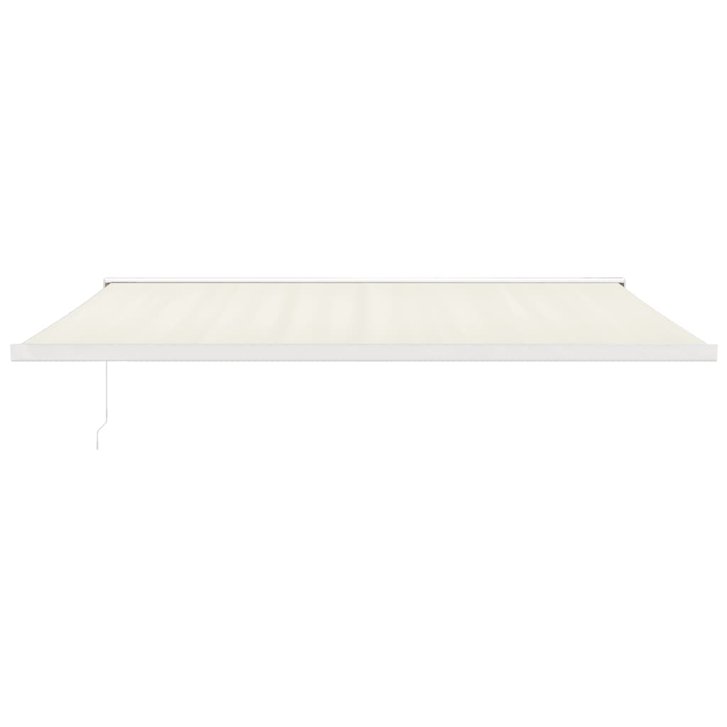 Toldo Retráctil Aluminio Y Tela Color Crema 5x3 M_2