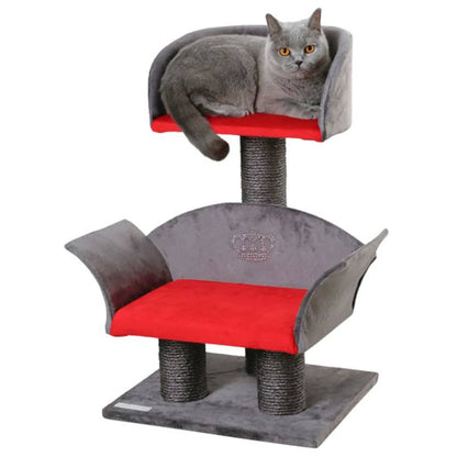 Kerbl Rascador Para Gatos Lounge Deluxe Gris Y Rojo 81548_3