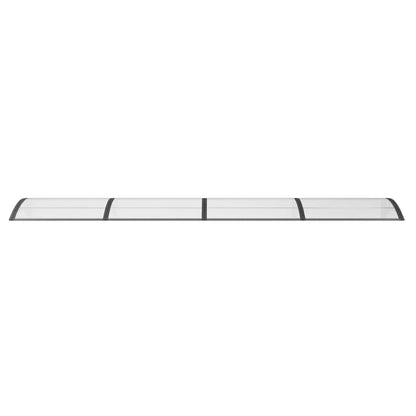 Marquesina De Puerta Policarbonato Negro 400x100 Cm_3
