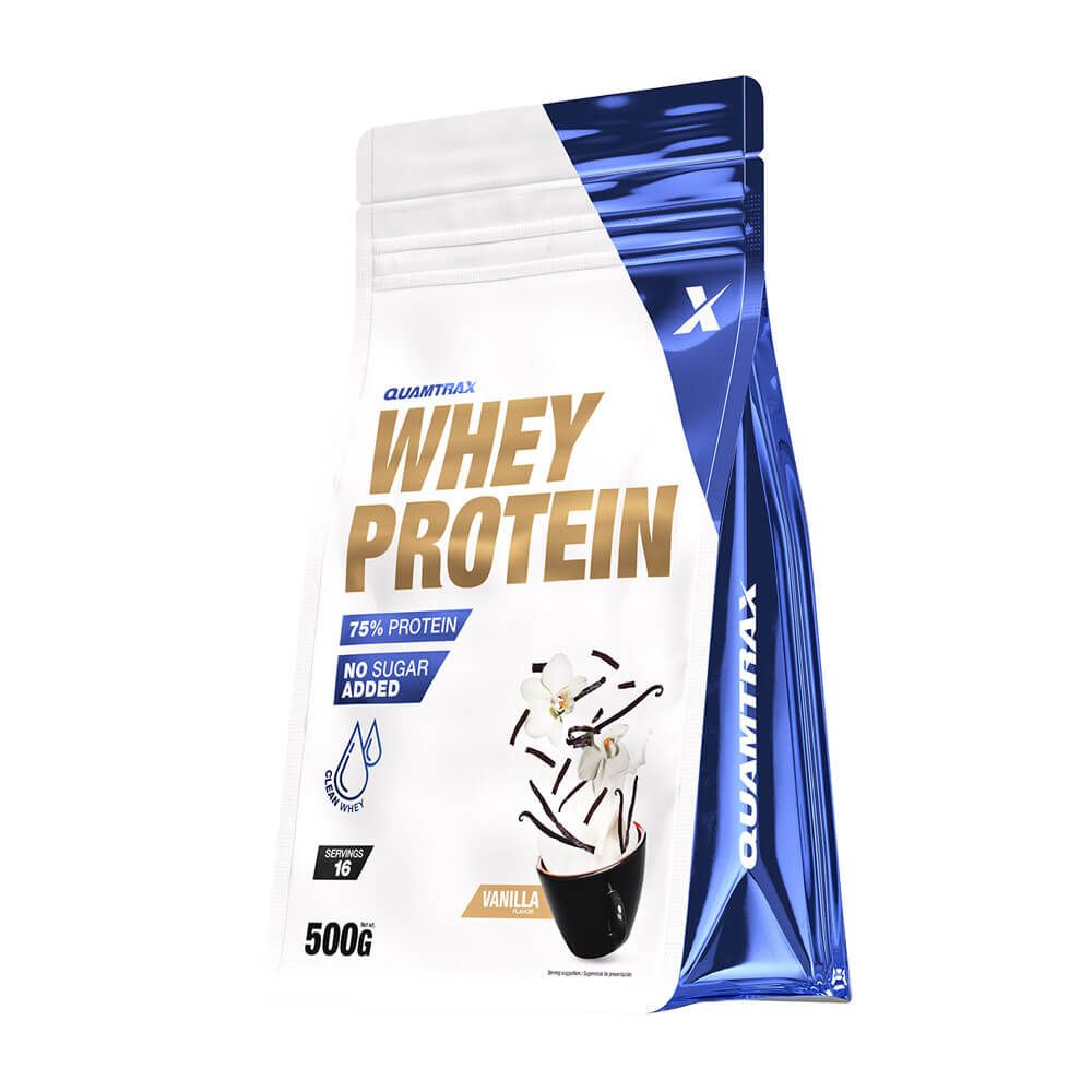 100% Whey Protein - 500g - Chocolate Blanco Y Frambuesa - Proteina De Suero Whey - Quamtrax_0