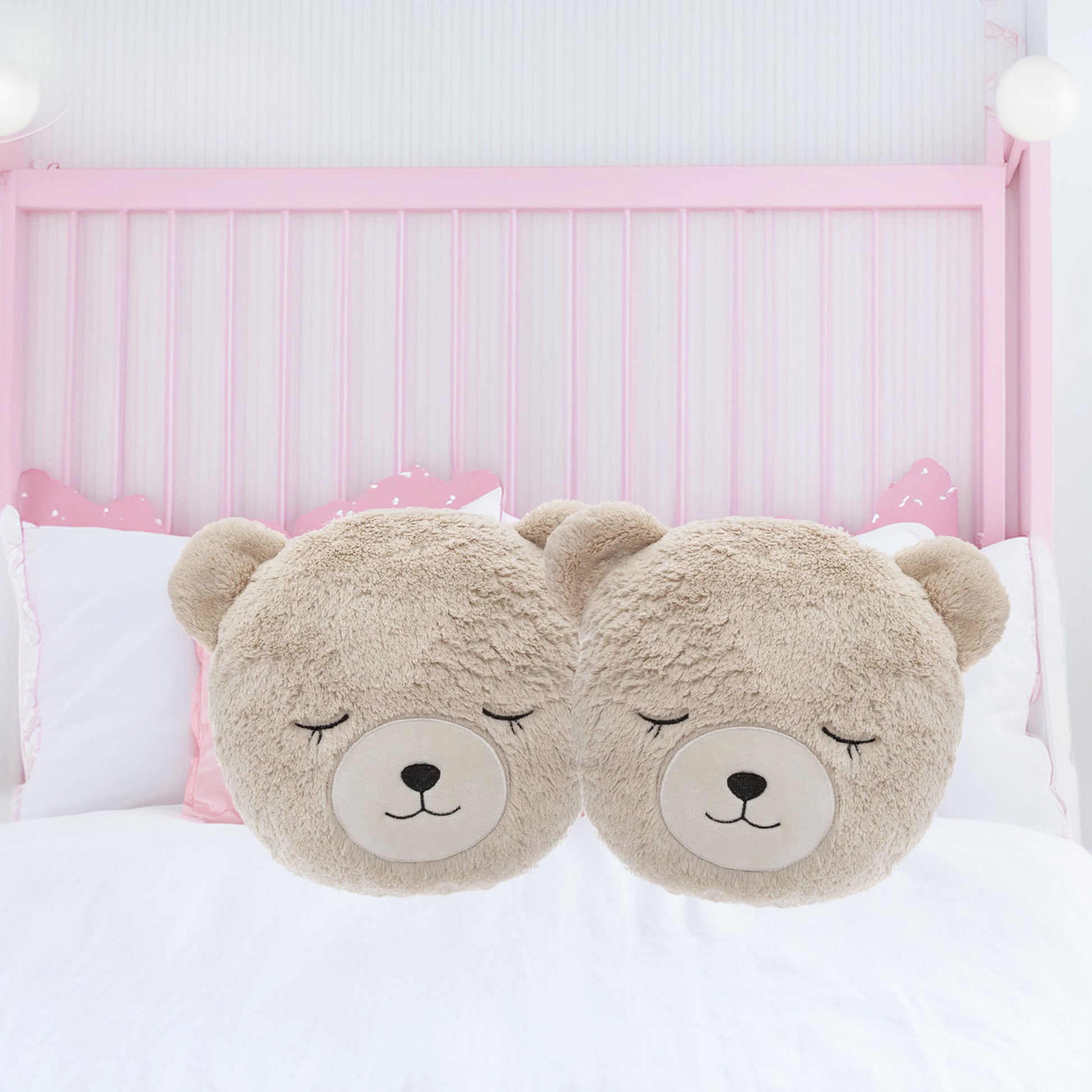 Wellhome Cojín Redondo Piel De Oso