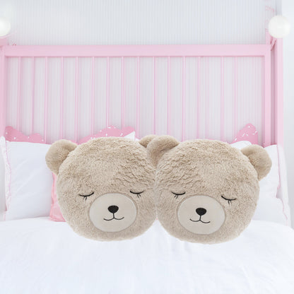 Wellhome Cojín Redondo Piel De Oso