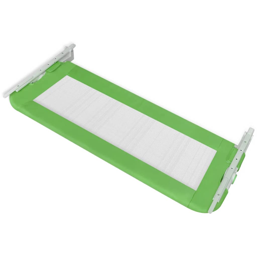 Barandilla De Seguridad Cama De Niño 2 Uds Verde 102x42 Cm_4