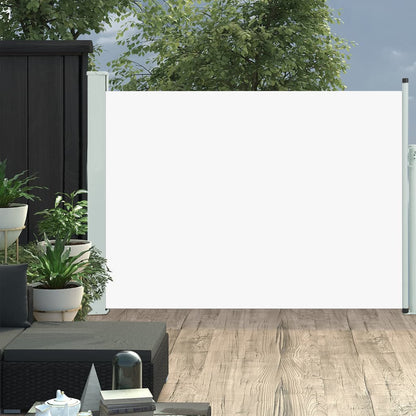 Vidaxl Toldo Lateral Retráctil Para Patio Crema 117x500 Cm_1