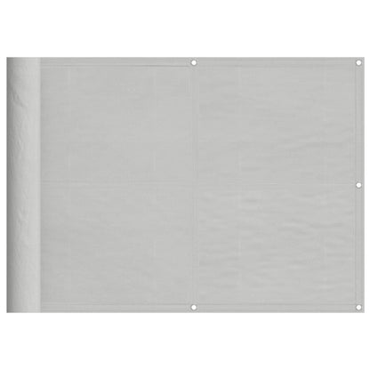 Vidaxl Pantalla De Balcón 100% Poliéster Oxford Gris Claro 75x400 Cm_0