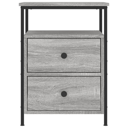 Mesita De Noche Madera De Ingeniería Gris Sonoma 44x45x60 Cm_3