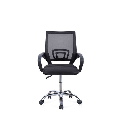 Silla De Escritorio Giratoria Vita Acabado Negro, 90/102 Cm(alto)60 Cm(ancho)60 Cm(largo)_4