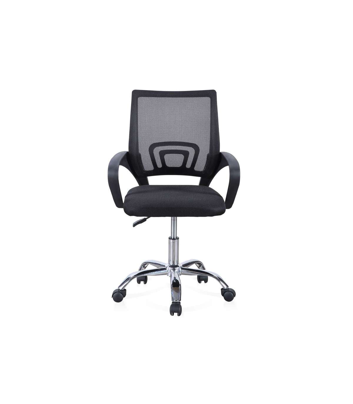Silla De Escritorio Giratoria Vita Acabado Negro, 90/102 Cm(alto)60 Cm(ancho)60 Cm(largo)_3