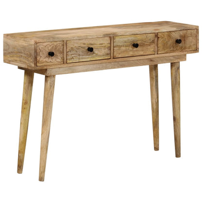 Mesa Consola De Madera Maciza De Mango 110x30x75 Cm_0