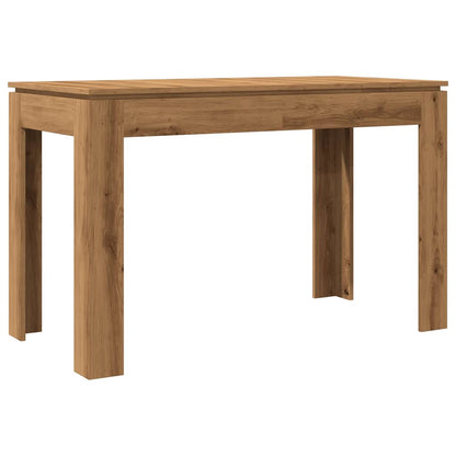 Mesa De Comedor Roble Artesano 120x60x76cm Madera Reconstituida_4