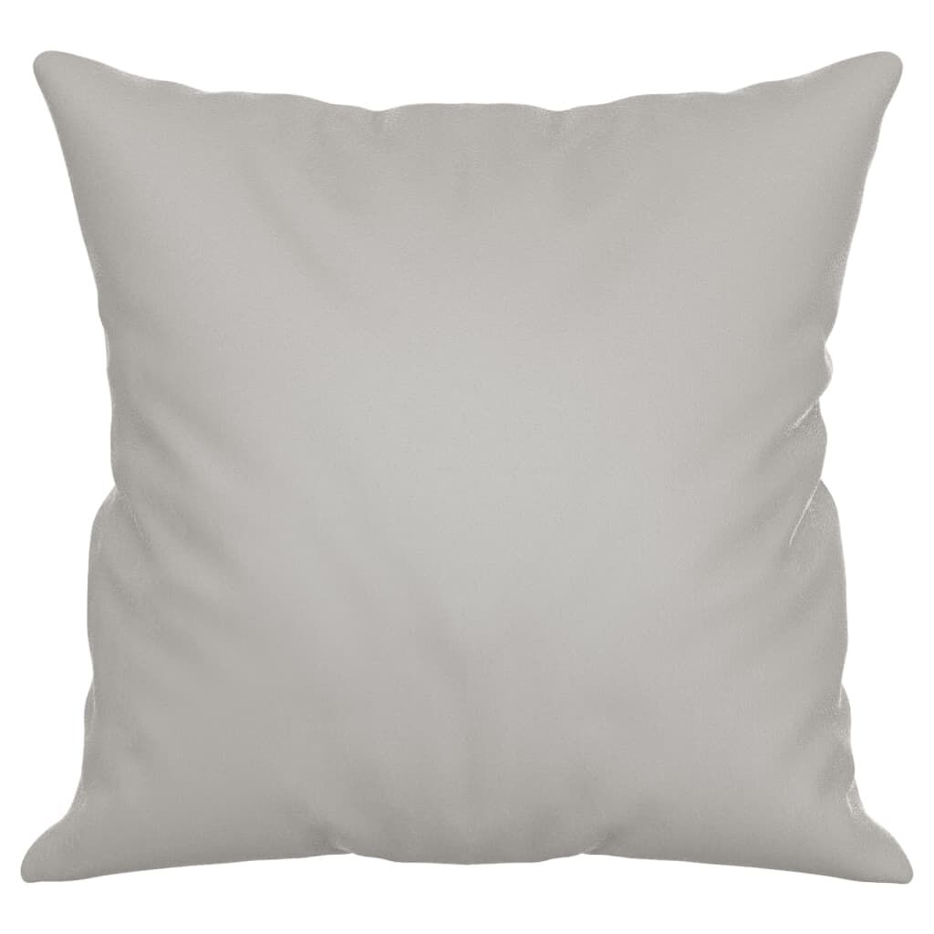 Vidaxl Cojines Decorativos 2 Uds Tela Microfibra Gris Claro 40x40 Cm_3