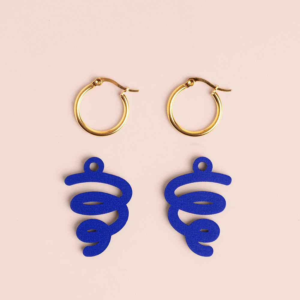Pendientes Twister De Madera | Joyería Artesanal, Ligera Y Elegante | Diseño Natural Y Original_2