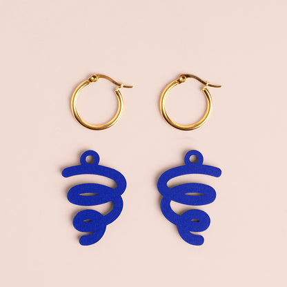 Pendientes Twister De Madera | Joyería Artesanal, Ligera Y Elegante | Diseño Natural Y Original_2