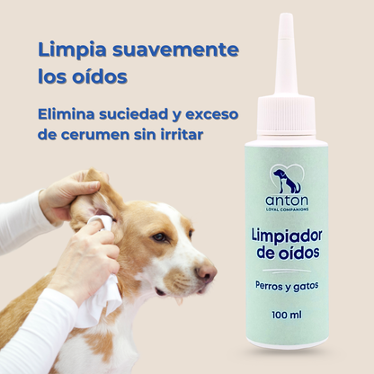Limpiador natural de orejas y oídos para perros y gatos – 100 ml_1