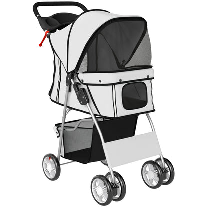 Pawhut Carrito Para Perros Plegable Hasta 10 Kg_0