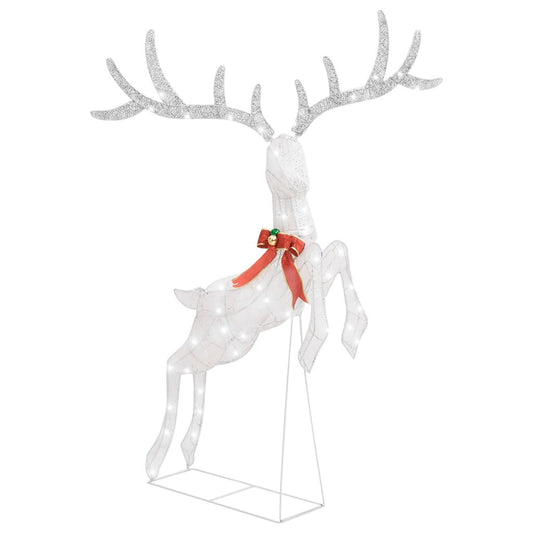 Vidaxl Reno Decorativo De Navidad Blanco 120 Leds Blanco Frío_0