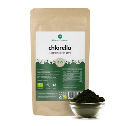 Alga Chlorella en polvo ECO Planeta Huerto 200 g