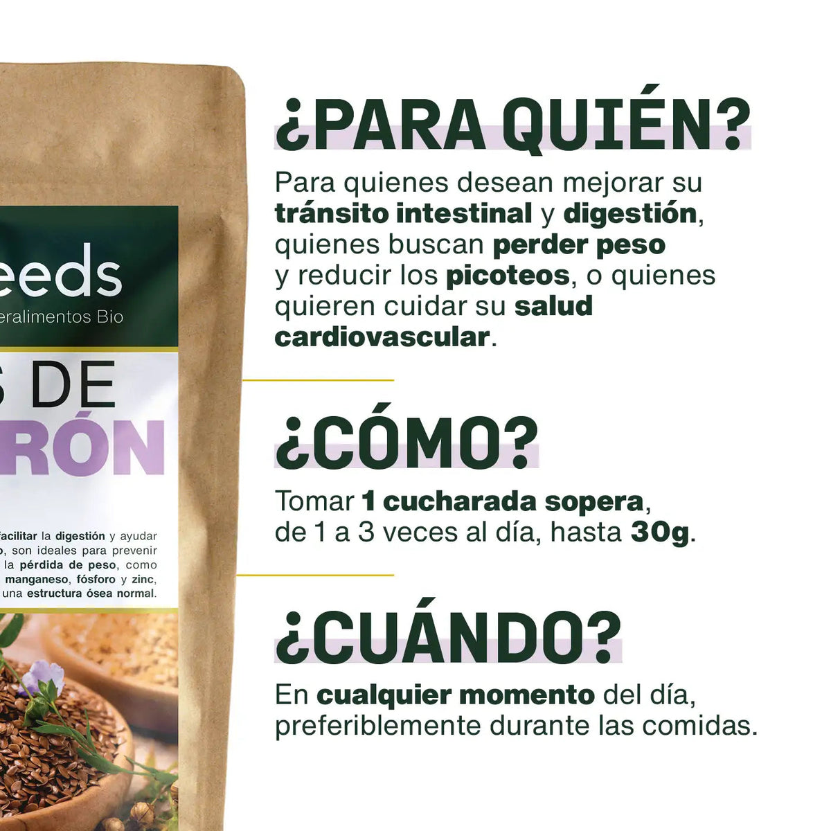 Semillas De Lino Marrón Bio 1kg_1