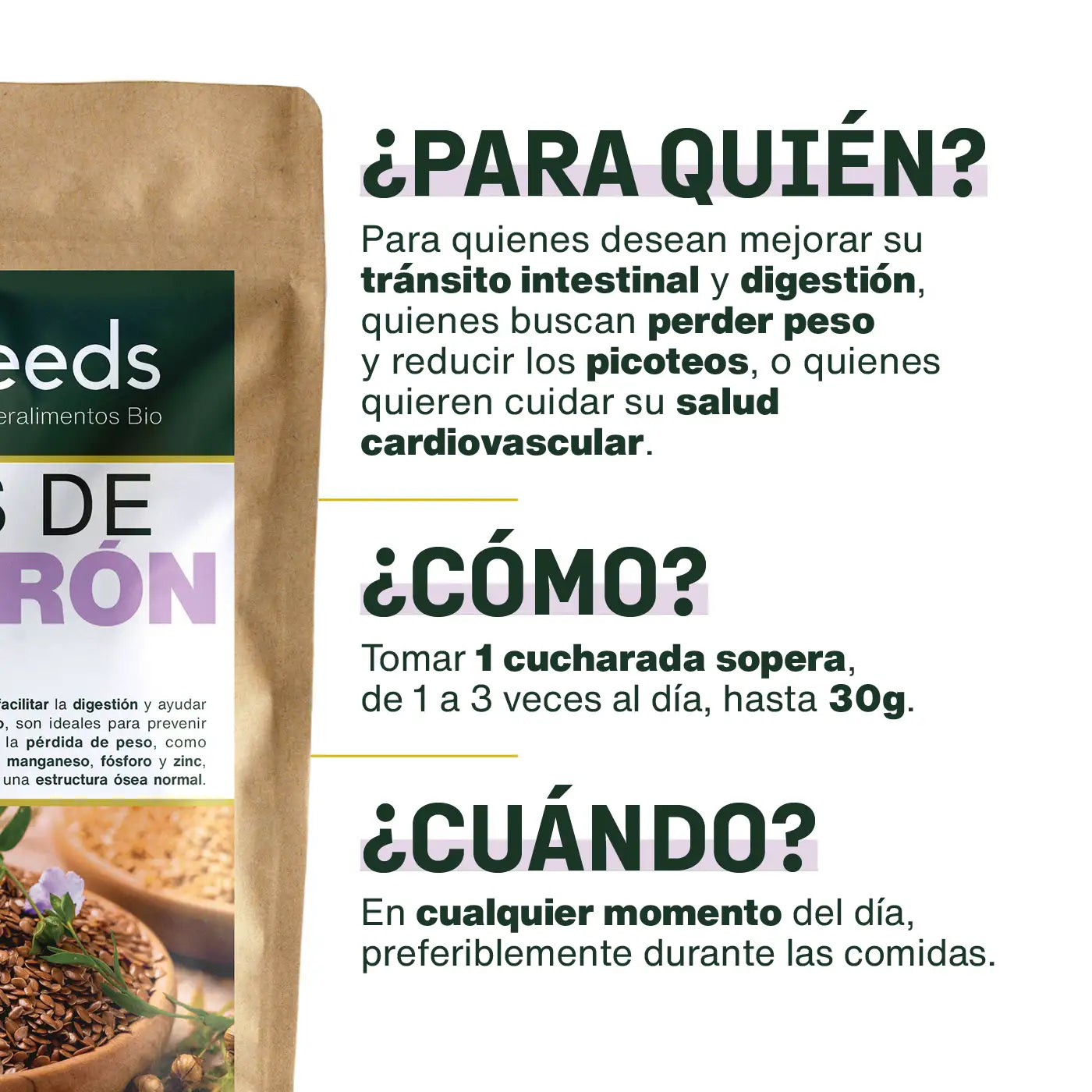 Semillas De Lino Marrón Bio 1kg_1