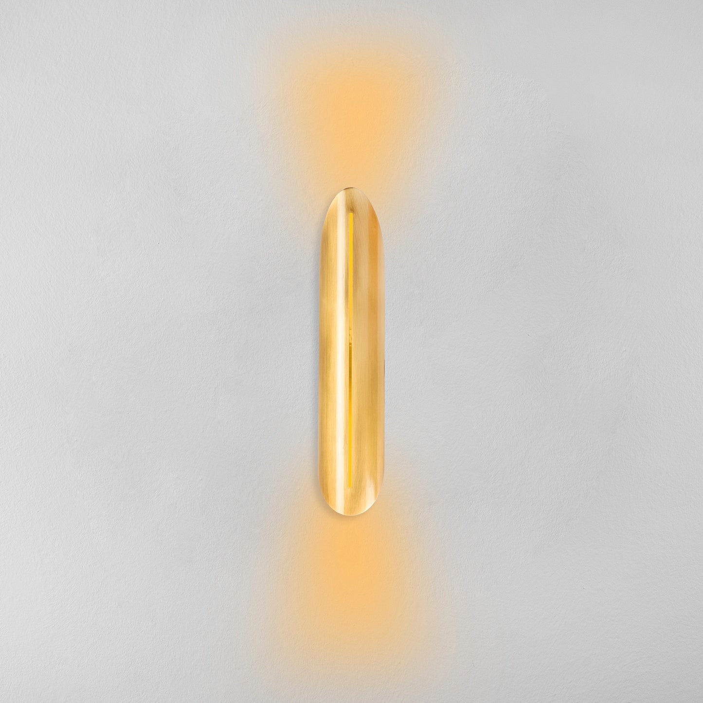 Aplique De Pared, Hierro , Oro, 8x13x40, Casquillo E 14 Max 40 W_3