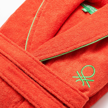 Albornoz L/xl 360gsm 100% Algodón Rojo Rainbow_4