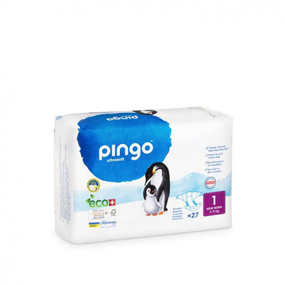 Pañales T1 (recién nacido) Pingo 27 Uds
