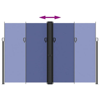 Vidaxl Toldo Lateral Retráctil Azul 220x1000 Cm_4