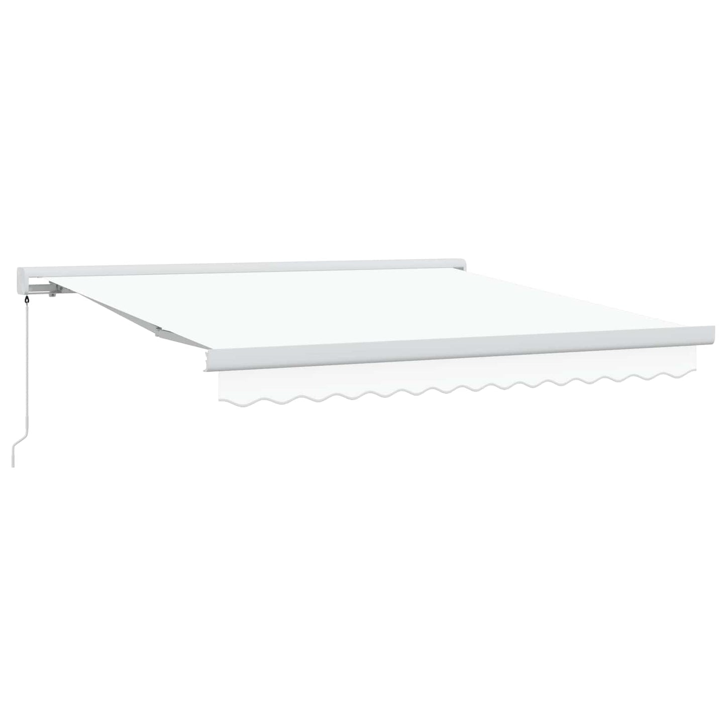 Toldo Retráctil Blanco 300 X 250 Cm Lona Y Aluminio_1