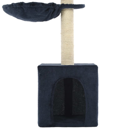 Vidaxl Rascador Para Gatos Con Poste De Sisal 105 Cm Azul_4