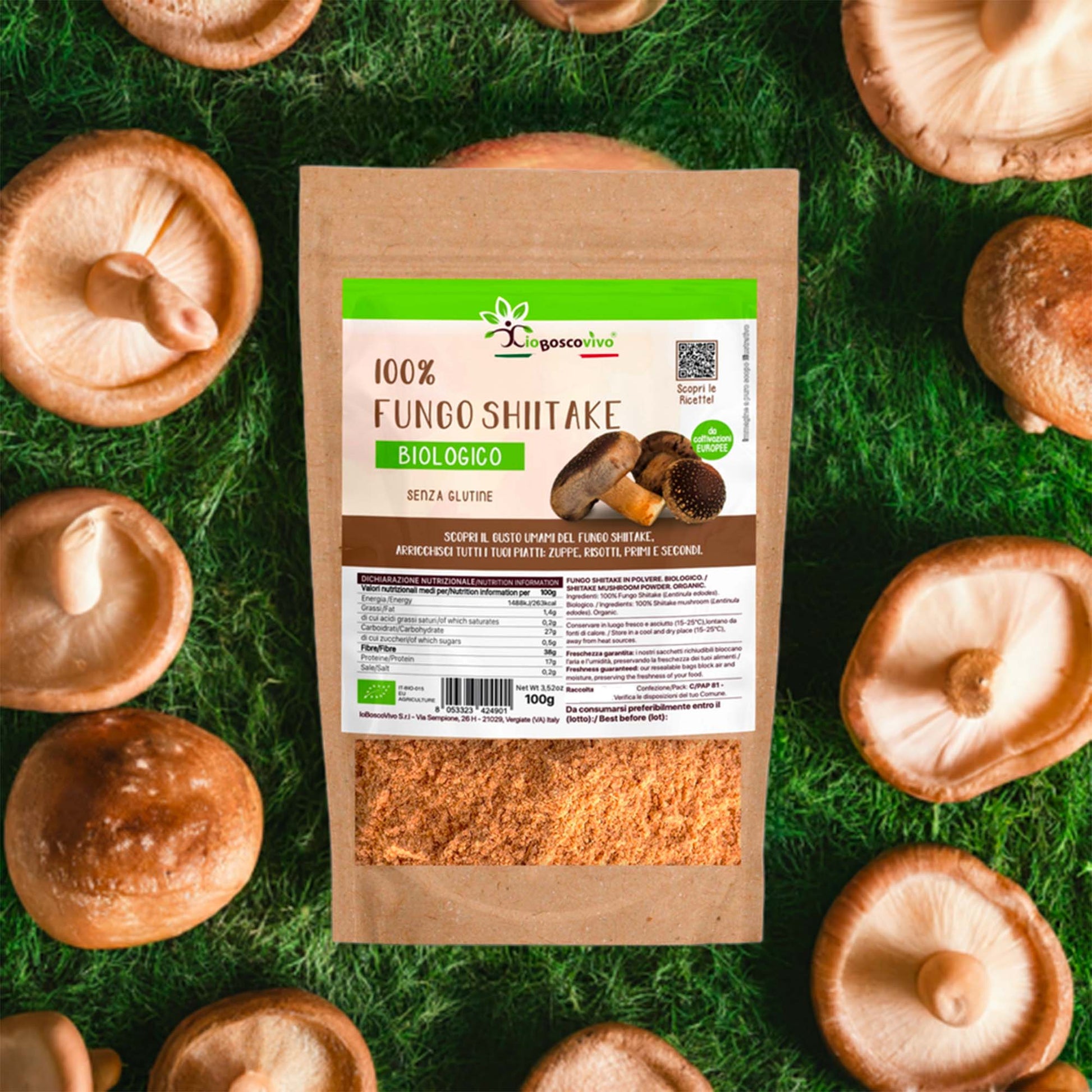 Polvo De Hongo Shiitake Ecológico 100g_1