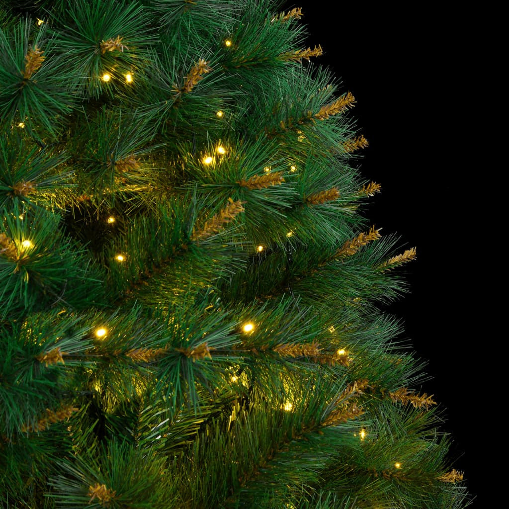 Vidaxl Árbol De Navidad Artificial Con Bisagras 300 Leds 240 Cm_1