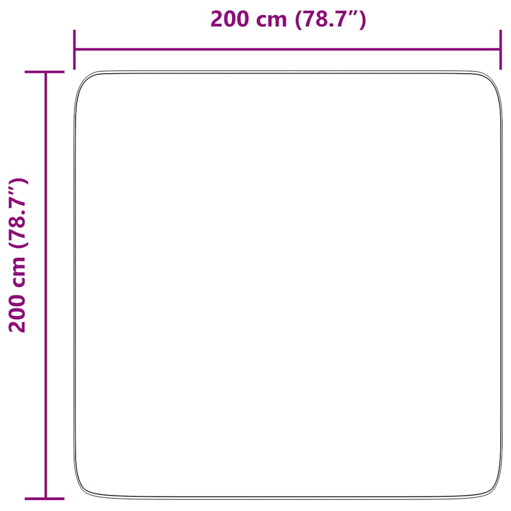 Vidaxl Alfombra De Pelo Largo Navarra Gris Claro 200x200 Cm Poliéster_2