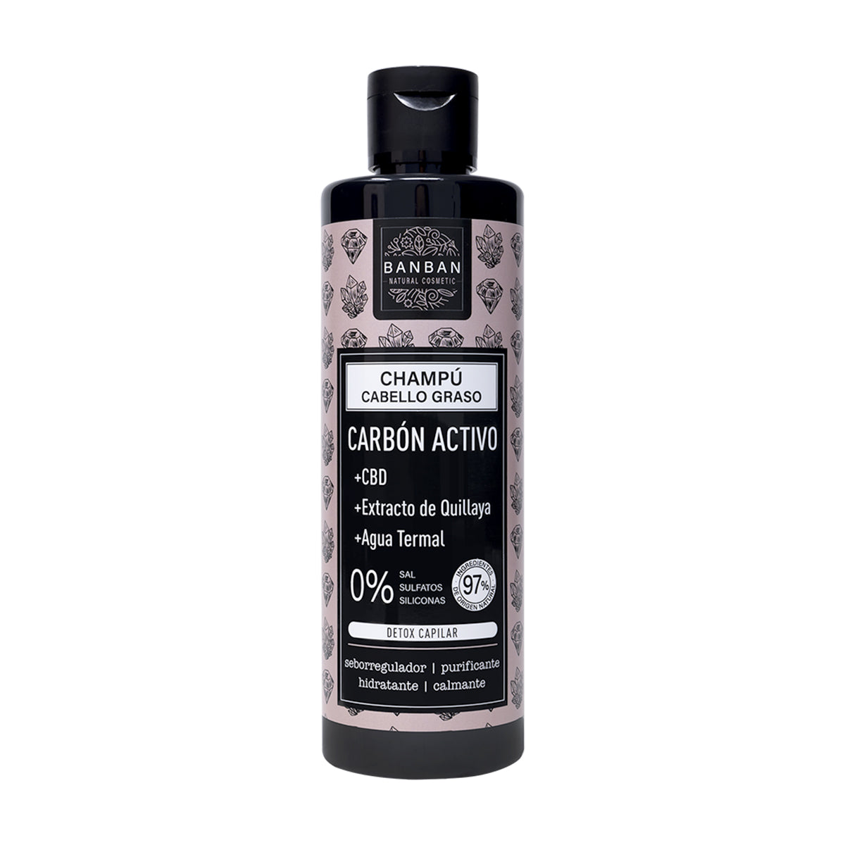 Champu Carbon Activo Detox Capilar 250ml Banban_0