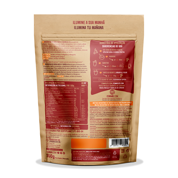 Despertar Buda Maca Vainilla ISWARI 360 g