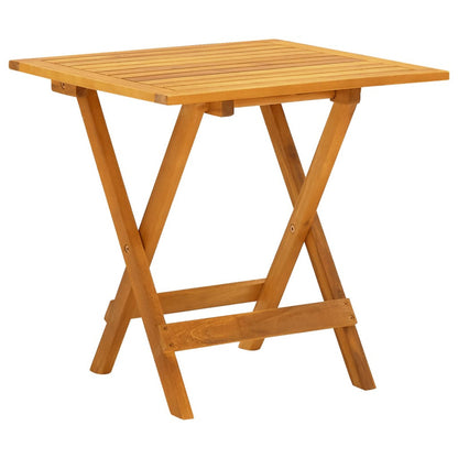 Vidaxl Silla De Jardín Con Reposapiés Y Mesita Madera Maciza De Acacia_5