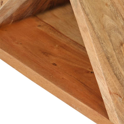 Mesa Auxiliar Madera Maciza De Acacia 35x35x55 Cm_4