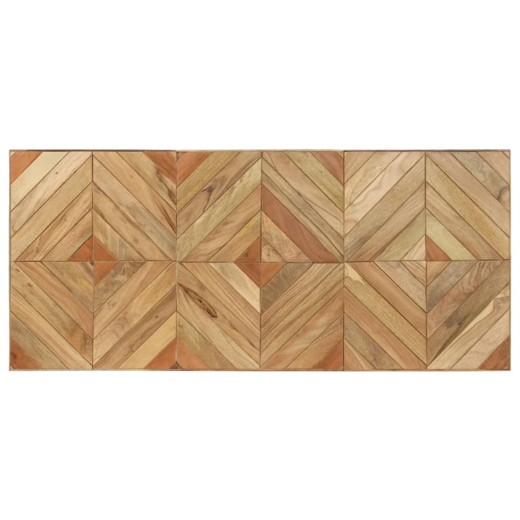 Mesa De Comedor Madera Maciza De Acacia Y Mango 160x70x76 Cm_2