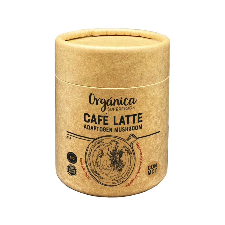 Café Mushroom Latte Bio Soluble En Polvo 100g - Orgánica Superfoods_0