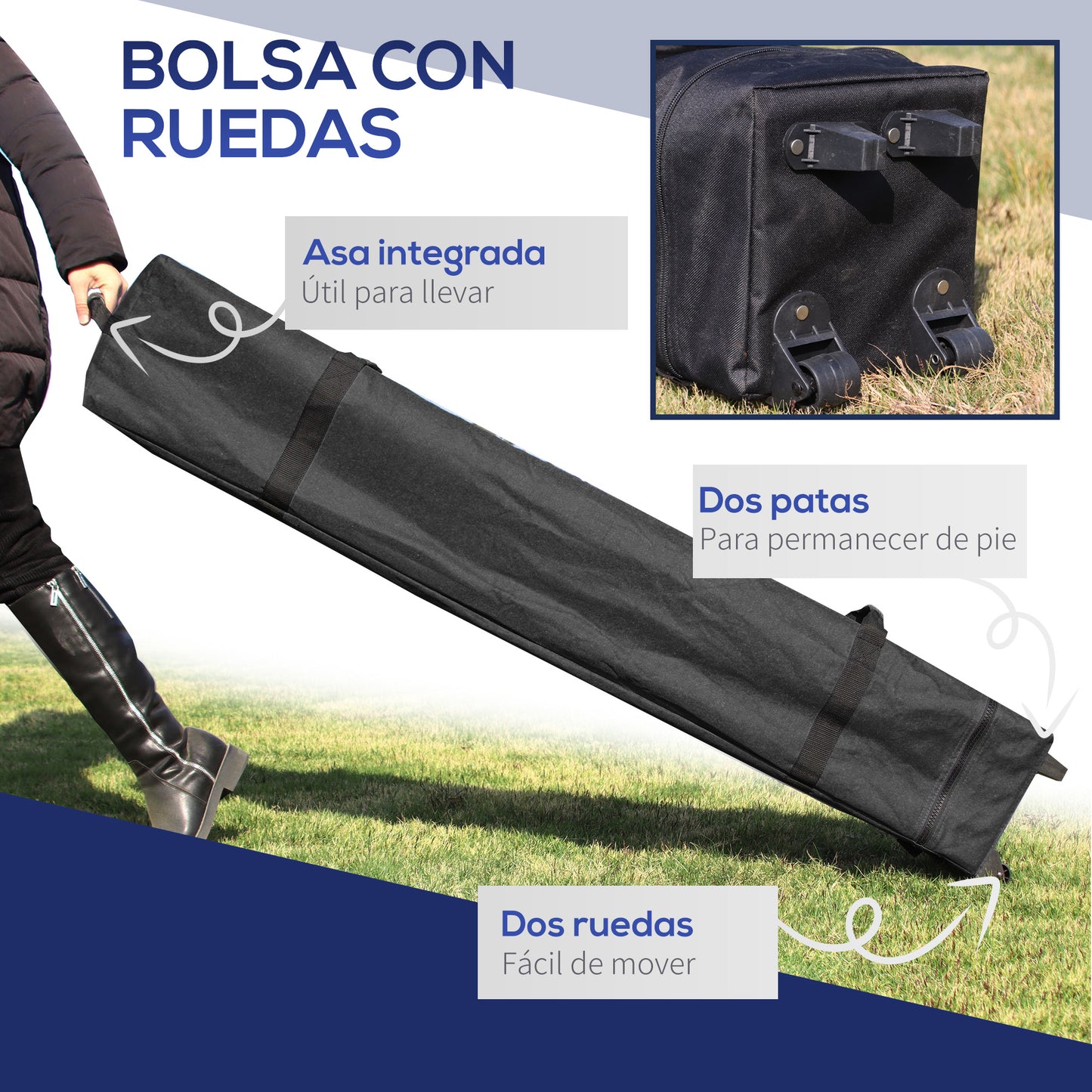 Outsunny Cenador Plegable Pop-up 2_3