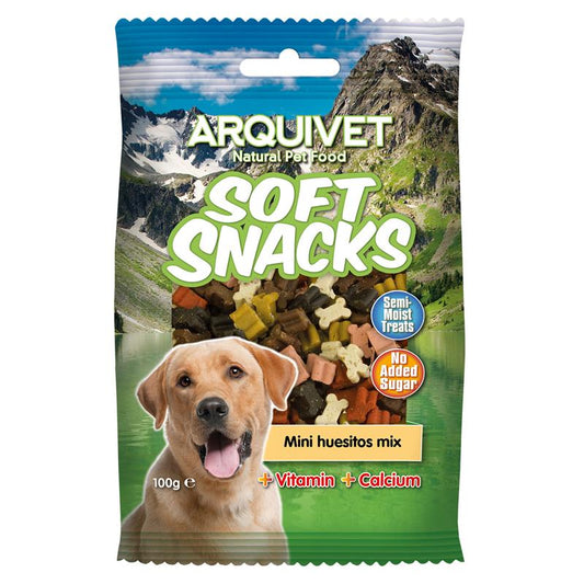 Soft Snacks Mini huesitos mix Arquivet 100 g 300 g