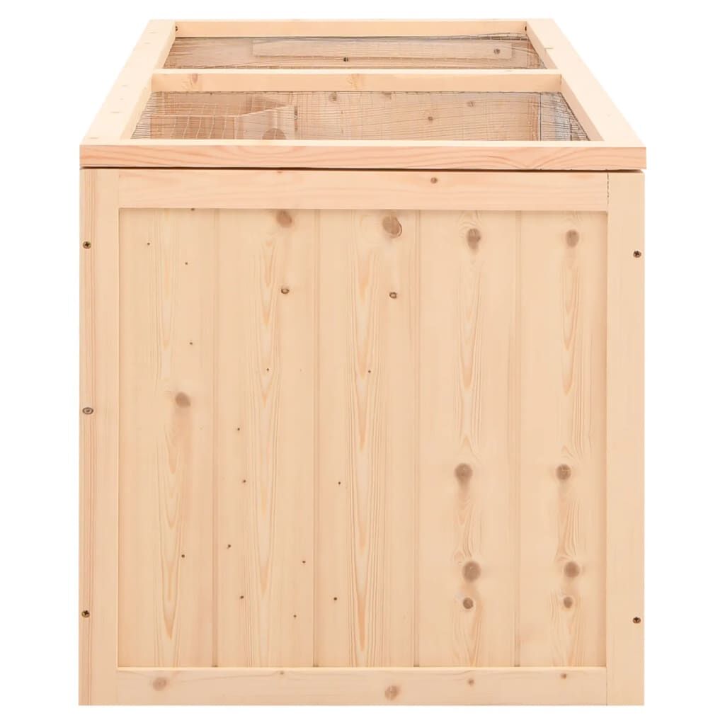Vidaxl Jaula Para Hámster 89,5x45x45 Cm De Madera Maciza De Abeto_4