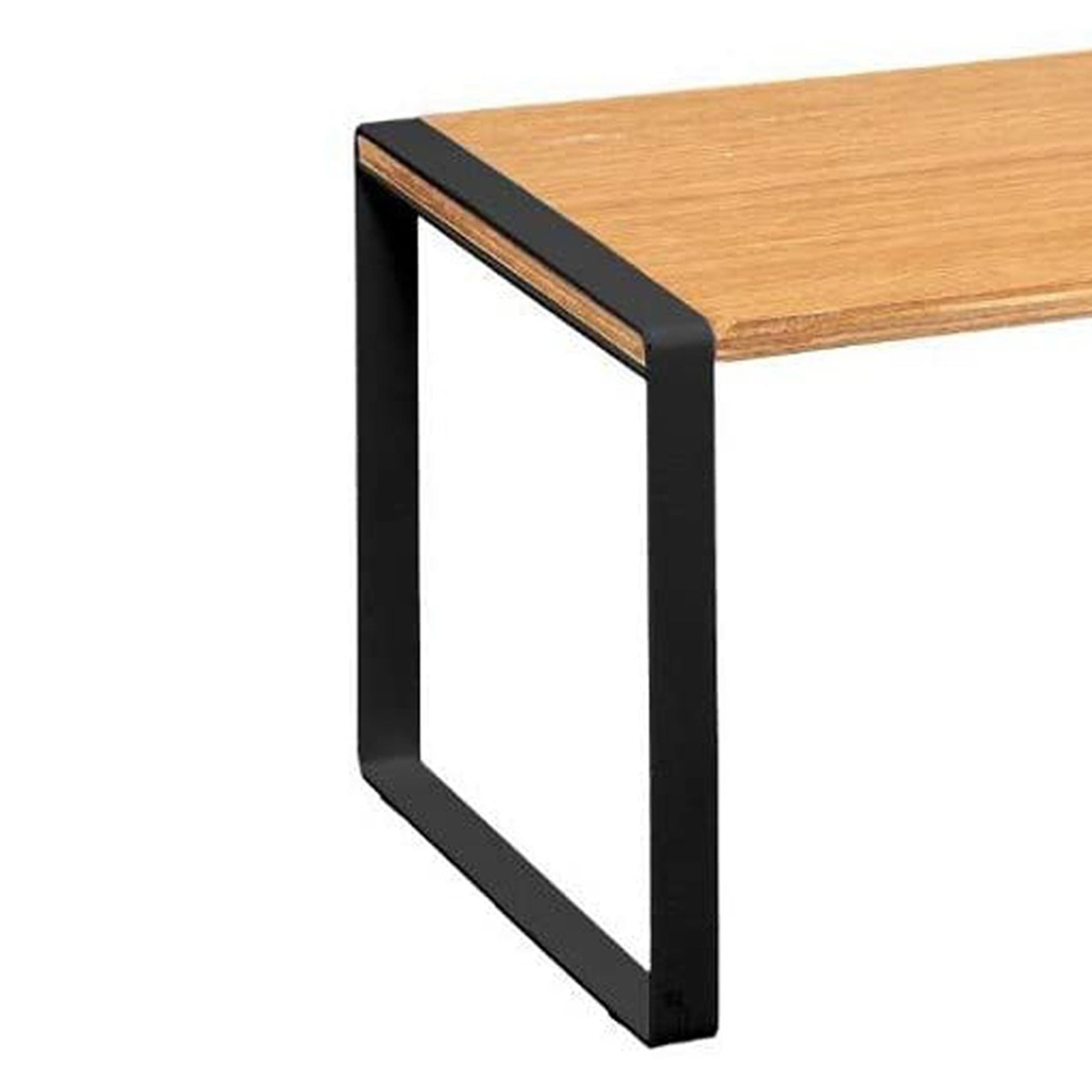 Well Home - Estante Flotante De Madera En Color Negro 50,5x18x15cm