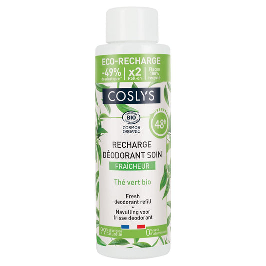 Recarga desodorante frescor té verde y aloe vera Coslys 100 ml