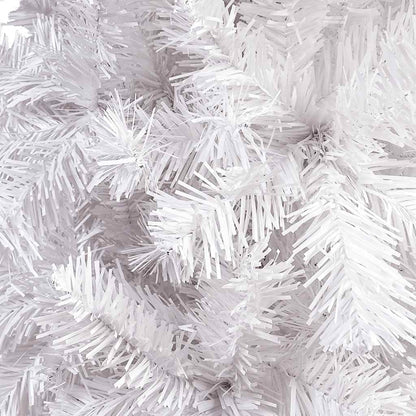 Vidaxl Árbol De Navidad Delgado Blanco 180 Cm_4
