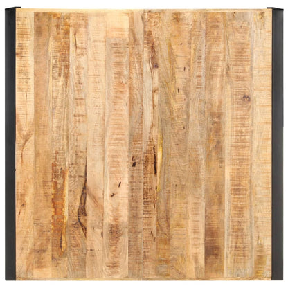 Mesa De Centro Madera De Mango Rugosa 120x120x40 Cm_1