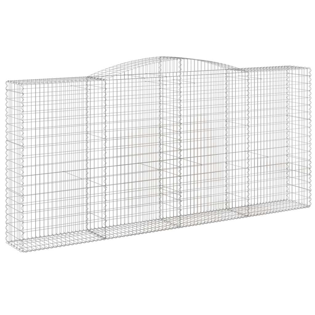 Cestas De Gaviones 10 Uds Forma De Arco Hierro 400x50x180/200cm_2